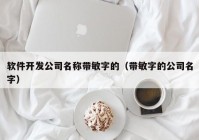 软件开发公司名称带敏字的（带敏字的公司名字）