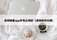 漳州哪里app开发公司好（漳州软件代理）