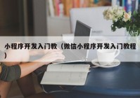 小程序开发入门教（微信小程序开发入门教程）